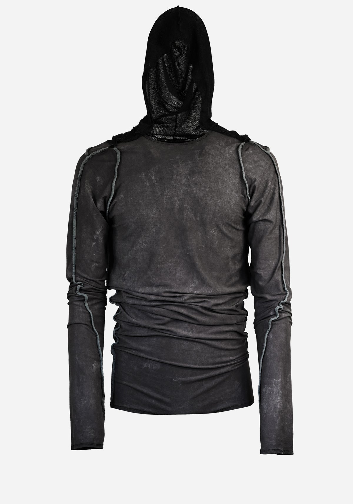 “SKINS” HOUSETECK LAYERED ATLAS HOODED LONG SLEEVE