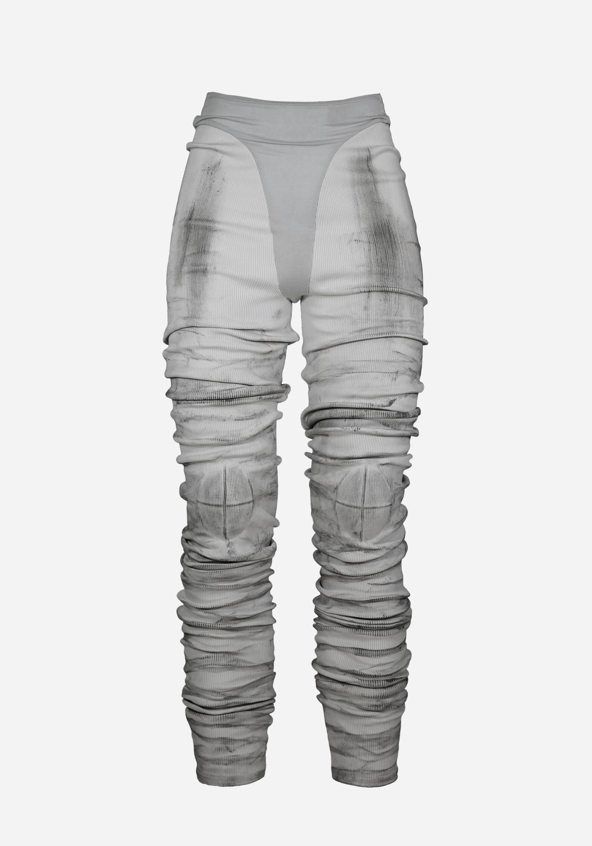 "NESSARO" HOUSETECK LAYERED MORPHED BLADE PROSTHETIC TIGHTS - BON3