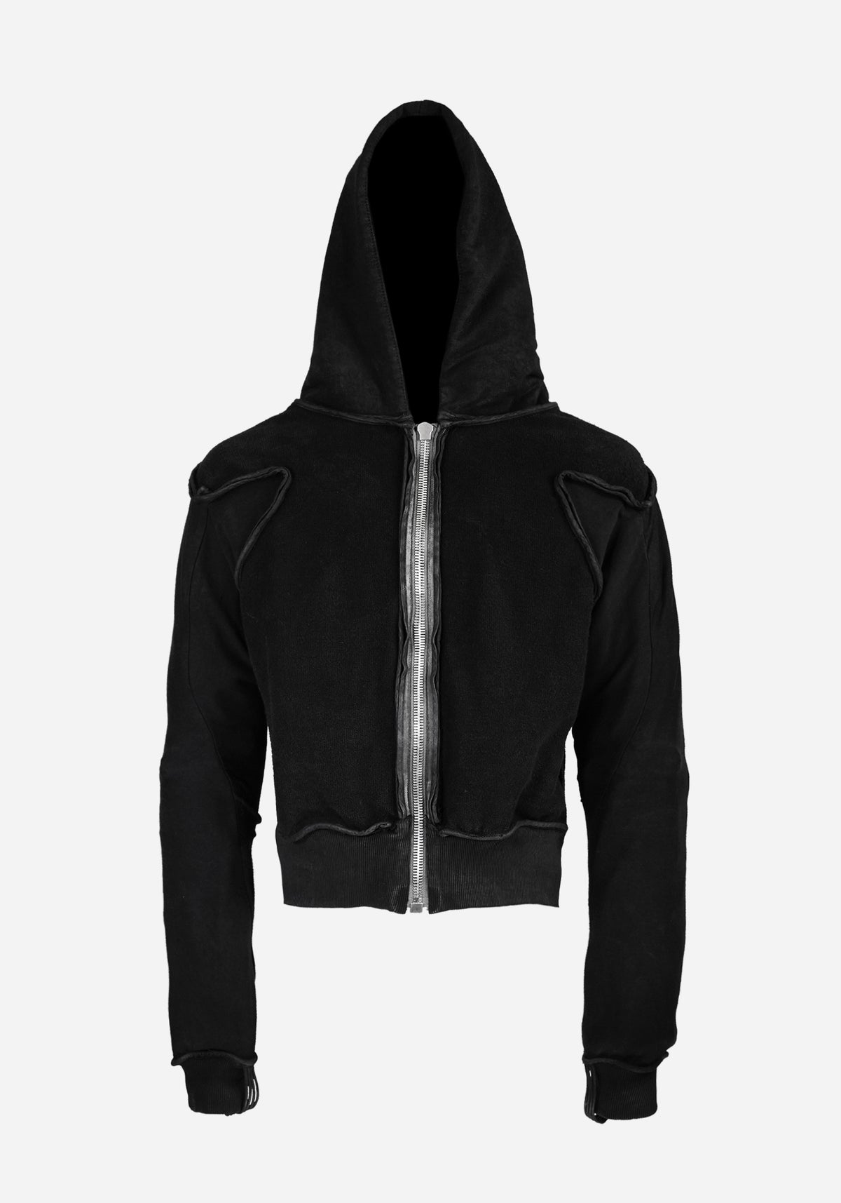 “BOZOMANE” MORPHED BLADE PROSTETICA FLAMEN LAYERED HOODIE