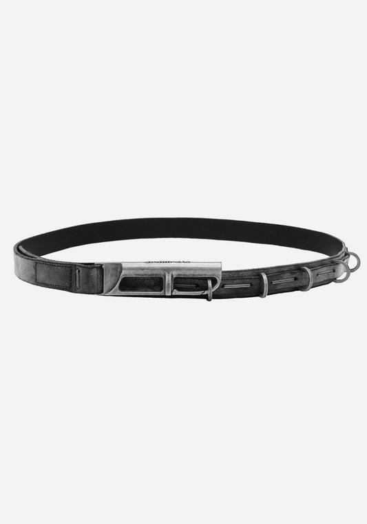 “OCELOT” LAYERED CRACK-BONE BELT - AMIANTO