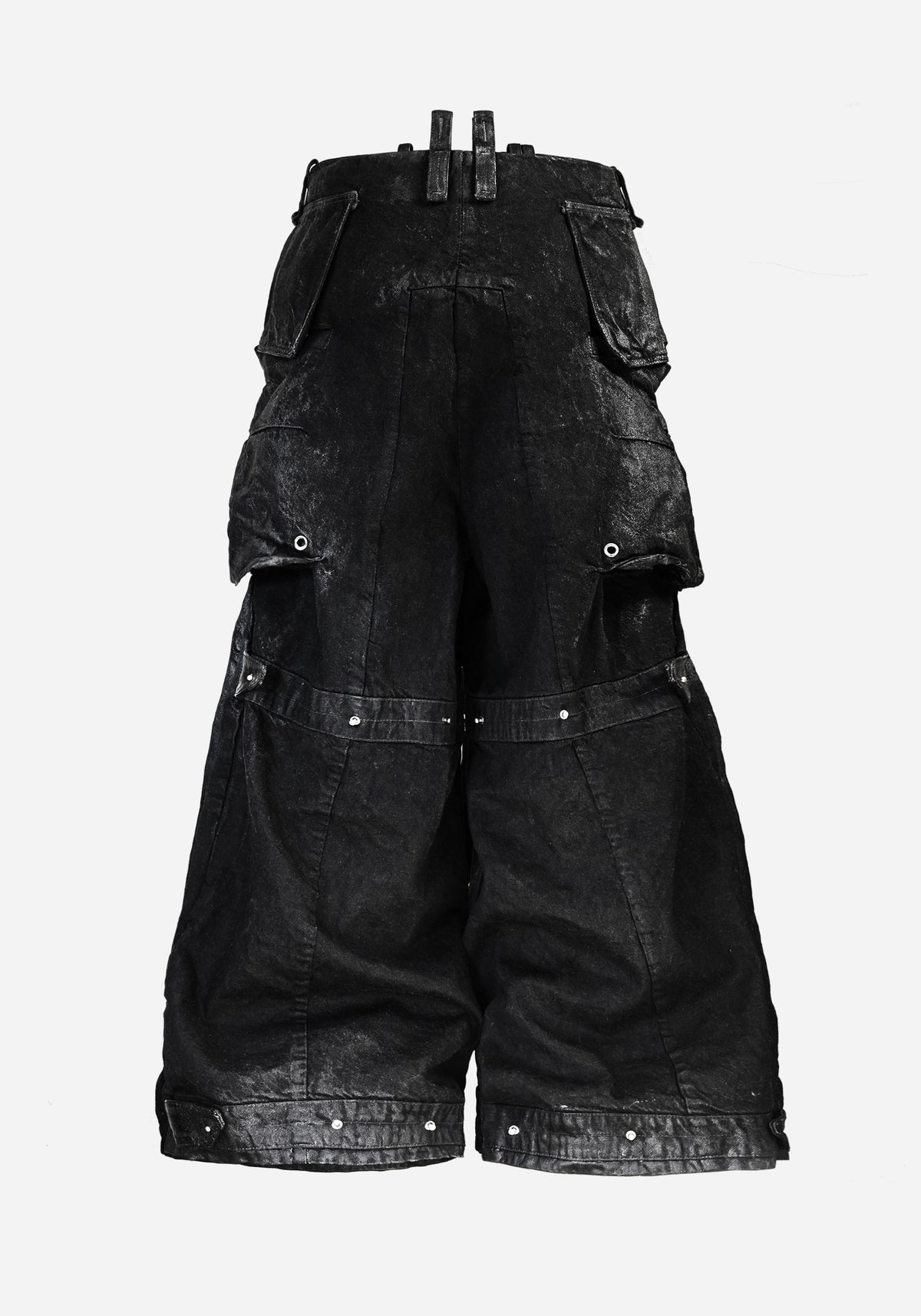 “EXAGATSO” LAYERED MOTOCARGO PANTS