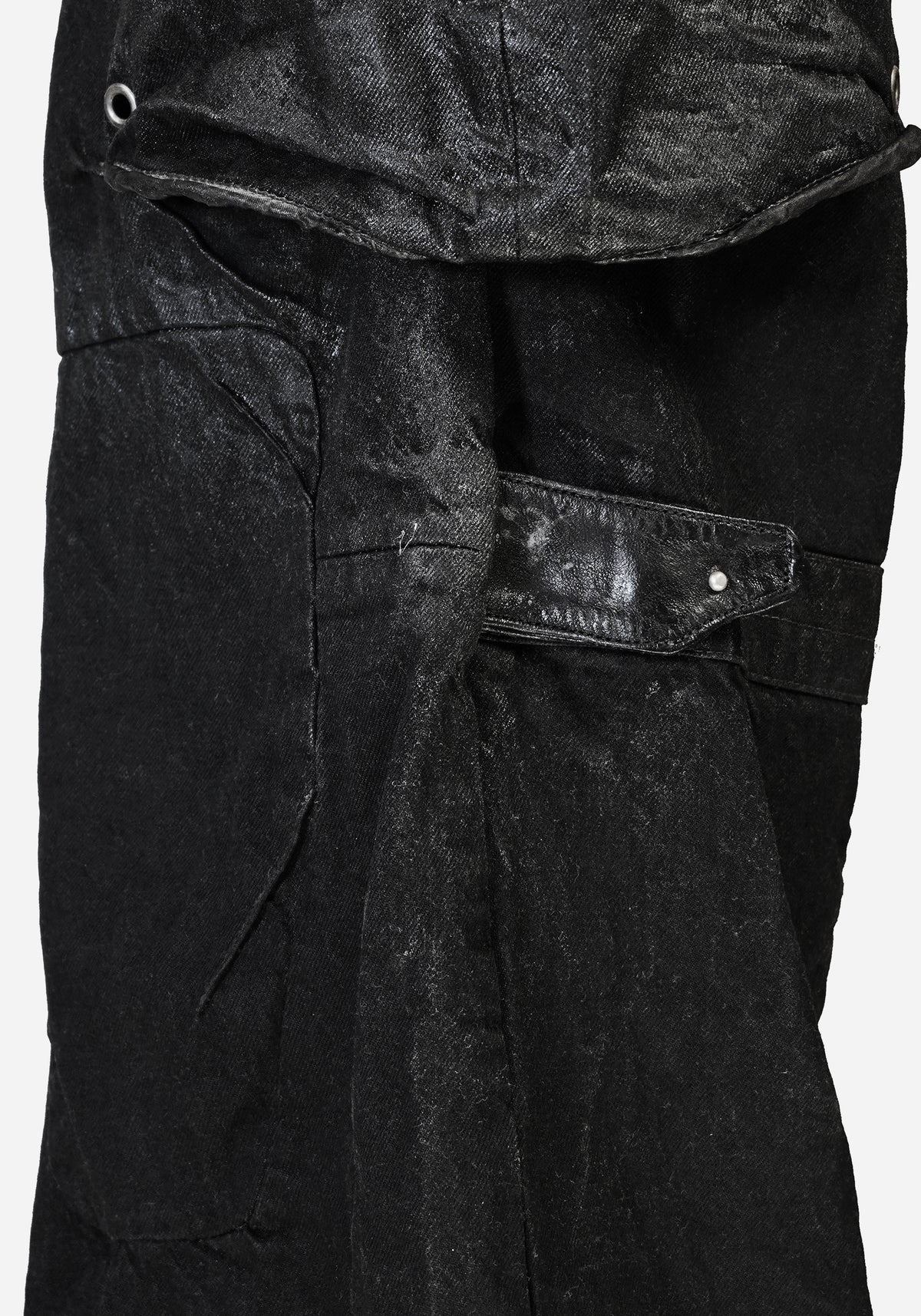 “EXAGATSO” LAYERED MOTOCARGO PANTS