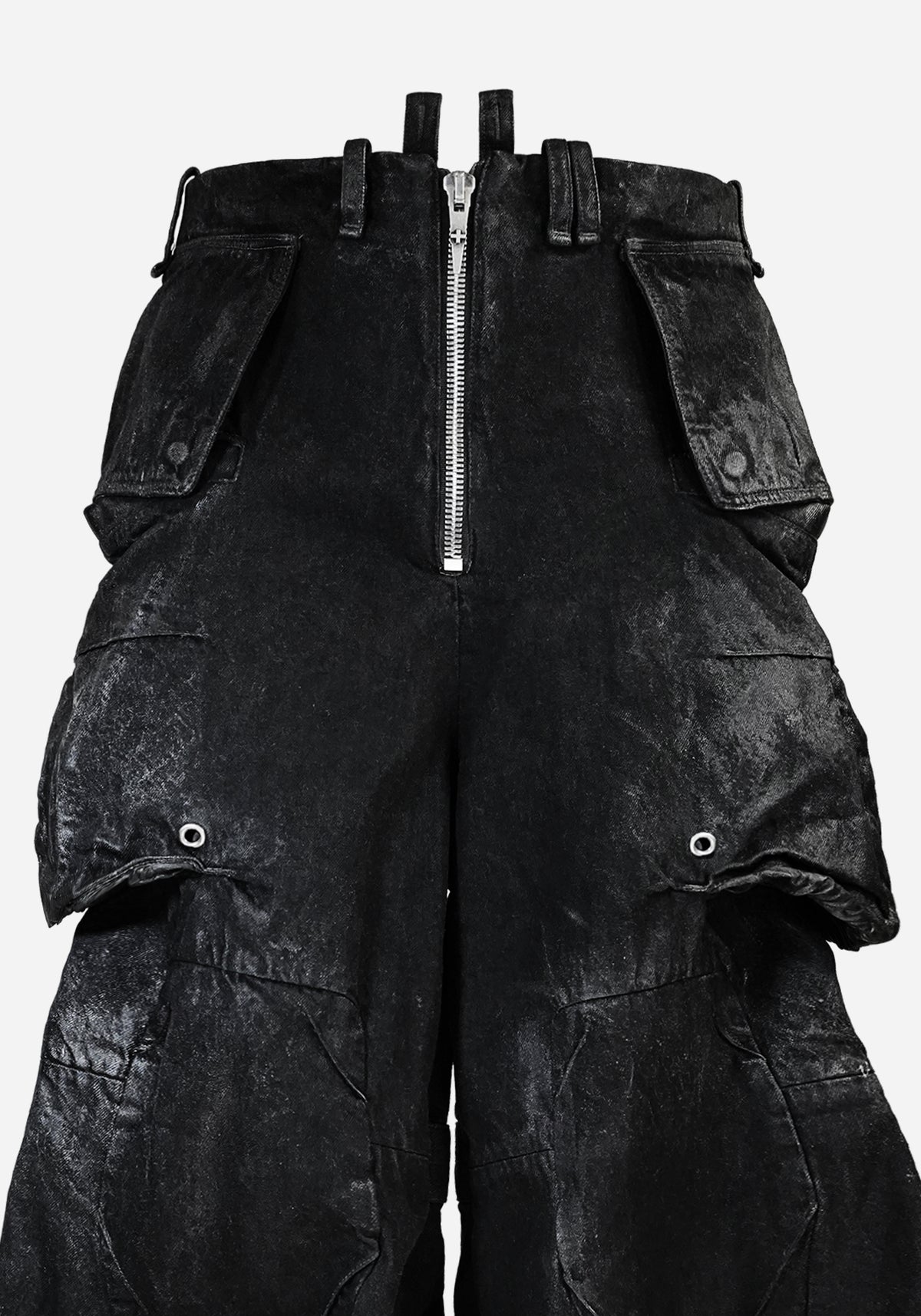 “EXAGATSO” LAYERED MOTOCARGO PANTS