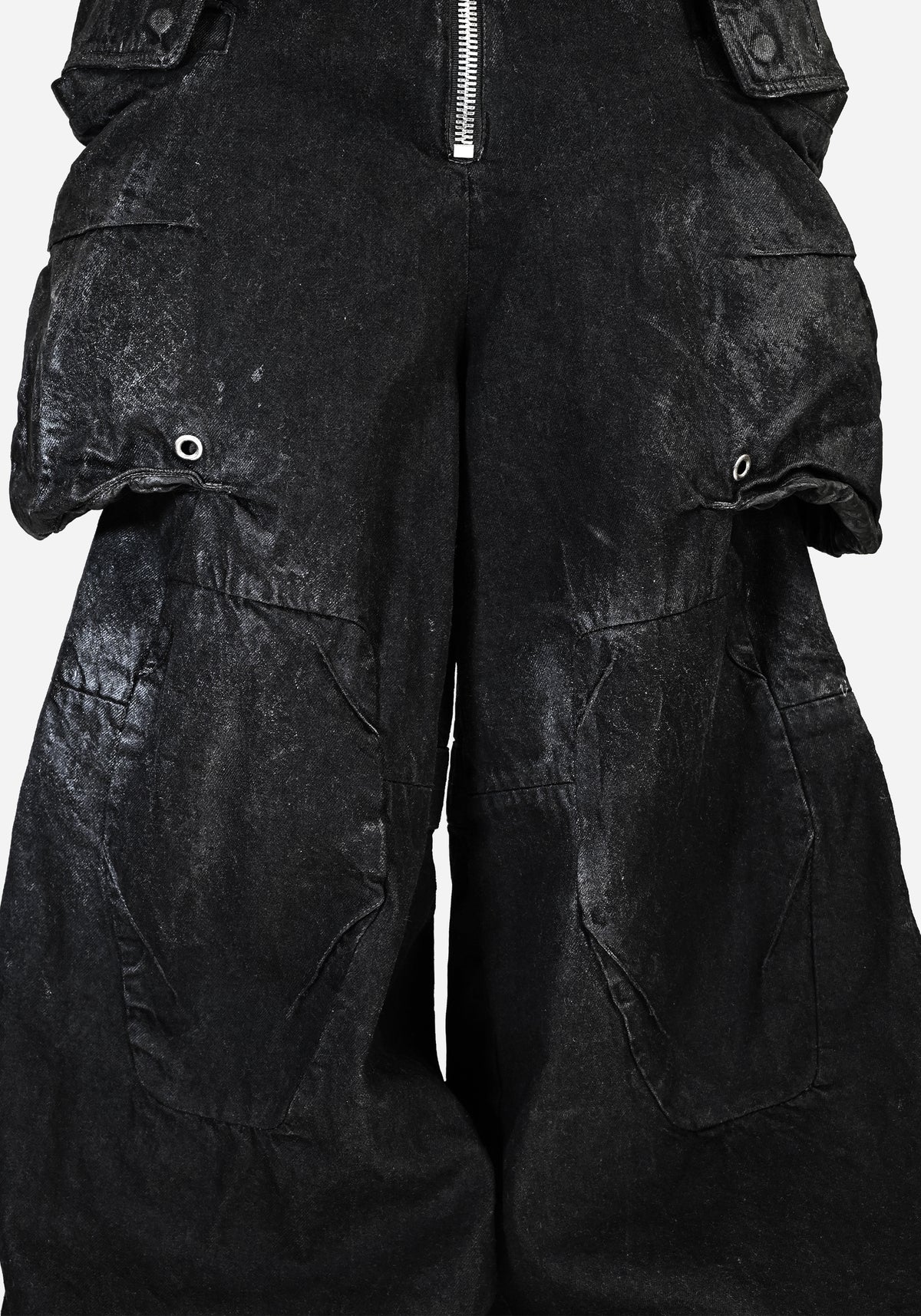 “EXAGATSO” LAYERED MOTOCARGO PANTS