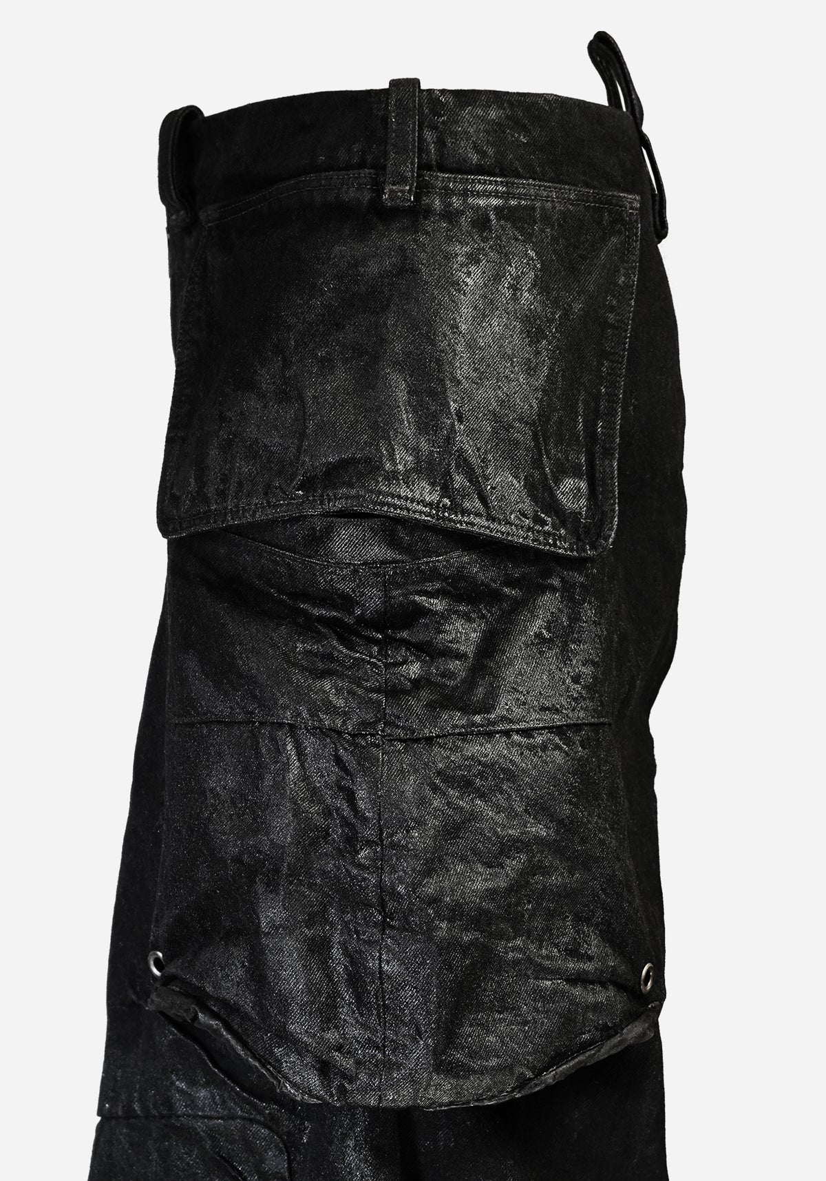 “EXAGATSO” LAYERED MOTOCARGO PANTS