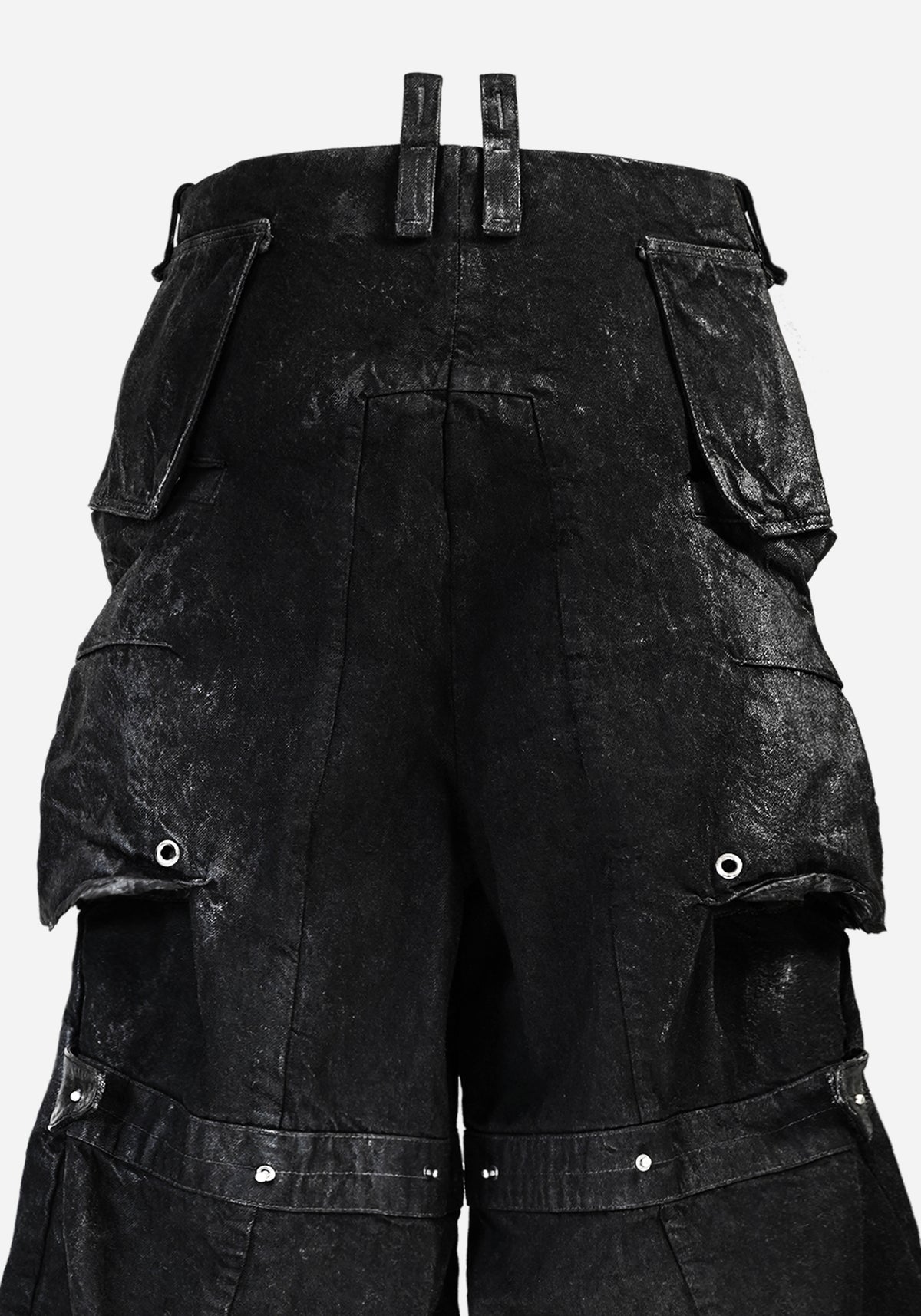 “EXAGATSO” LAYERED MOTOCARGO PANTS