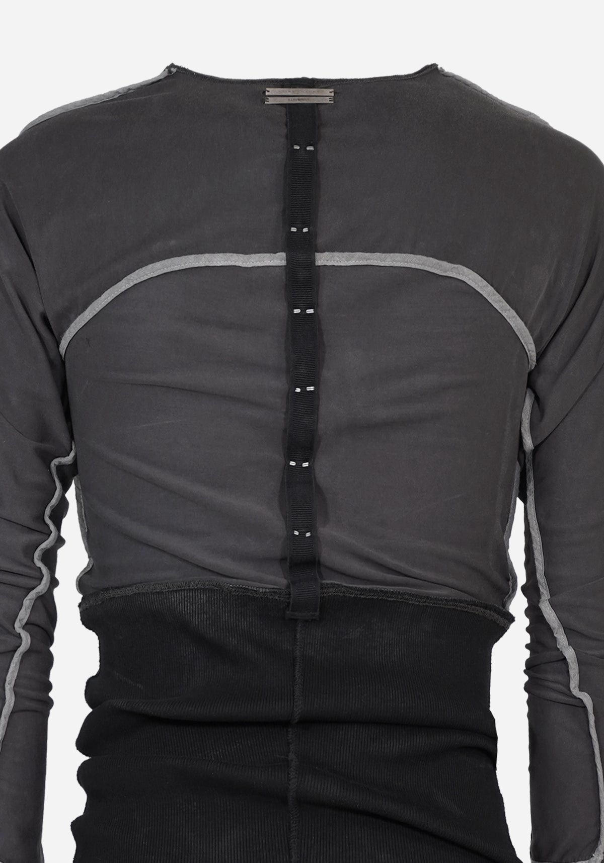 “SKINS” LAYERED CRACK-BONE FLAMEN FLACCID LONG SLEEVE