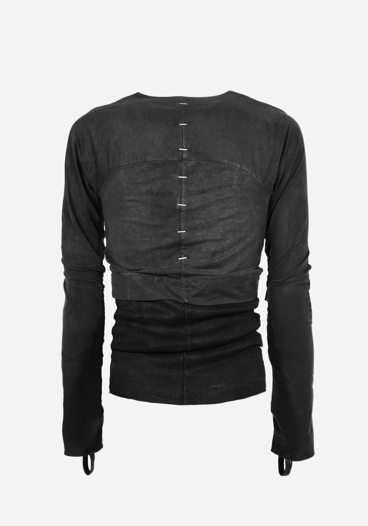 “SKINS” LAYERED CRACK-BONE FLAMEN FLACCID LONG SLEEVE - RAM