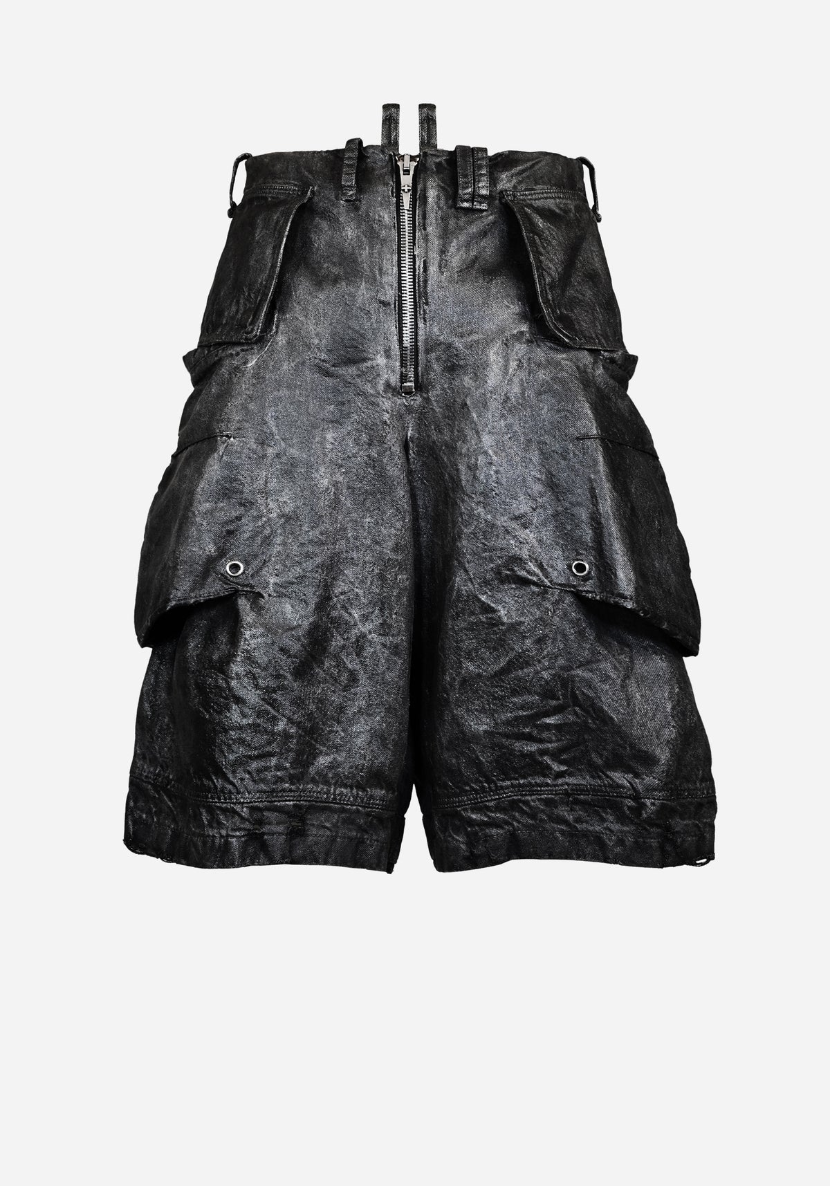 “GATSO” LAYERED MOTOCARGO SHORTS - EXTERMINA