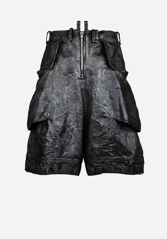 “GATSO” LAYERED MOTOCARGO SHORTS - EXTERMINA