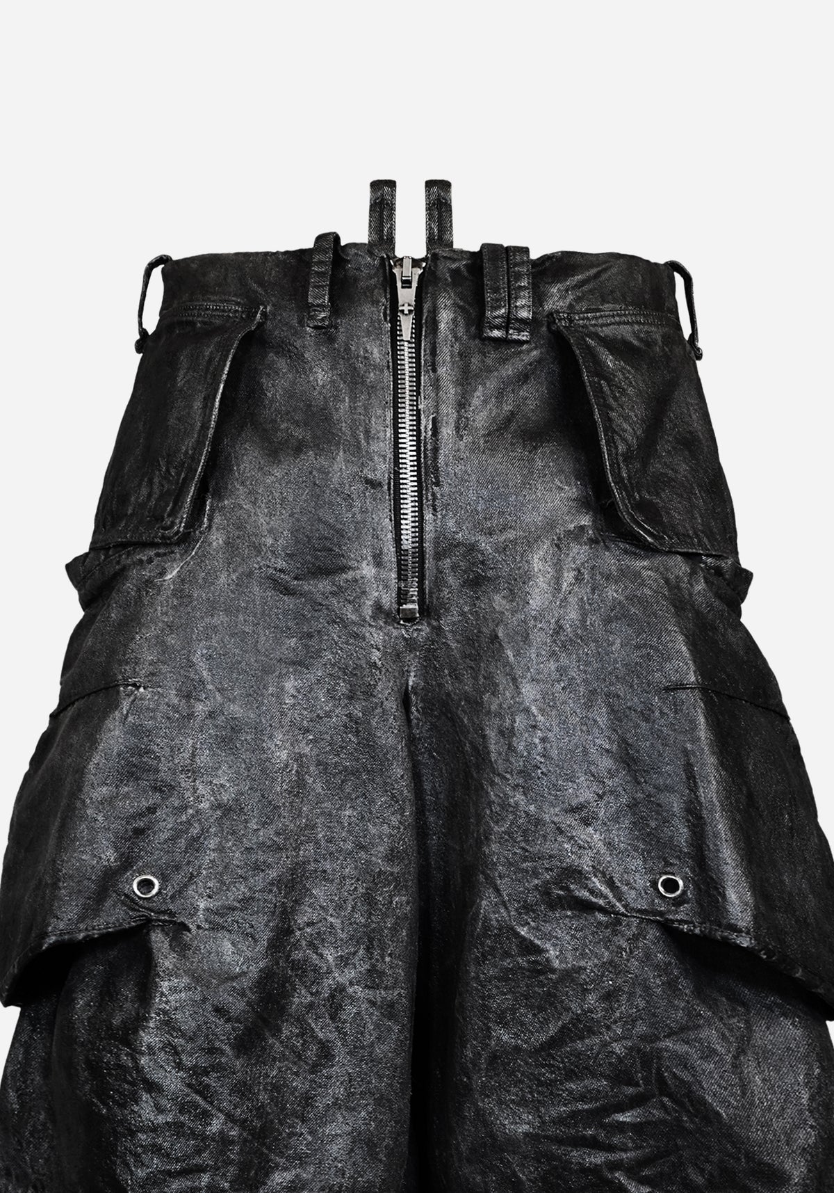 “GATSO” LAYERED MOTOCARGO SHORTS - EXTERMINA