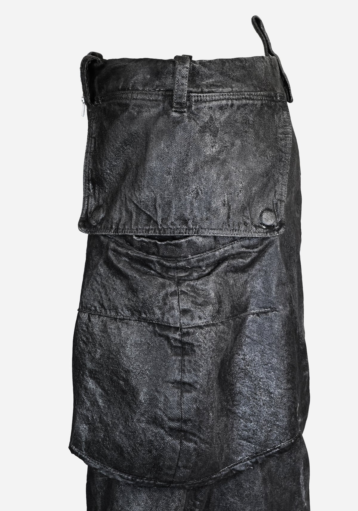 “GATSO” LAYERED MOTOCARGO SHORTS - EXTERMINA