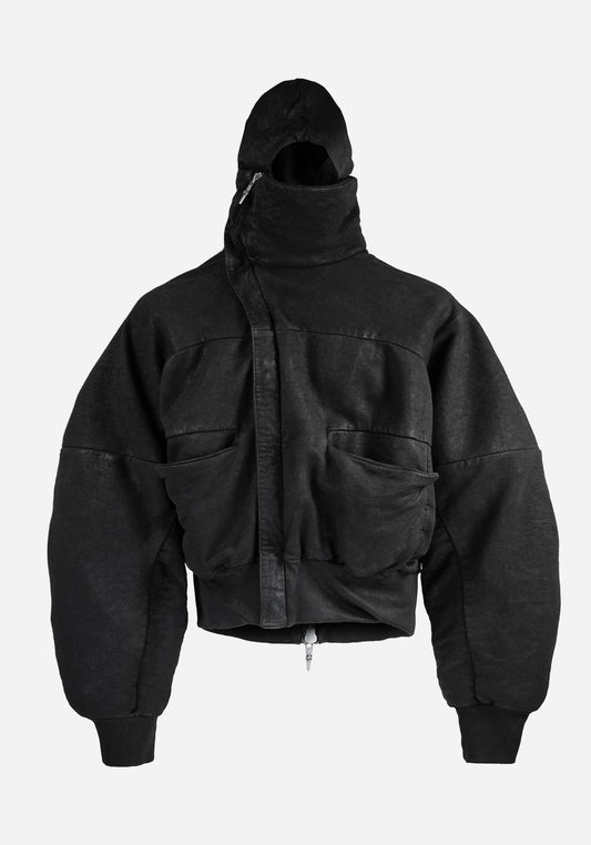 “GHASTER” LAYERED BACKZIP ATLAS HOODED JACKET - RAM