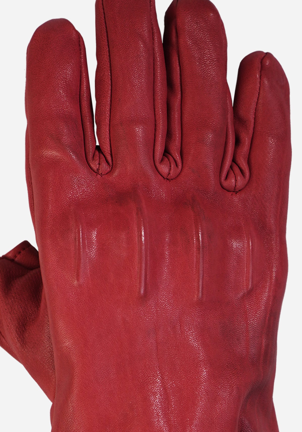 “GOTO” MORPHED PROSTHETICA LEATHER CHESTUS GLOVES - HEMORRAGE