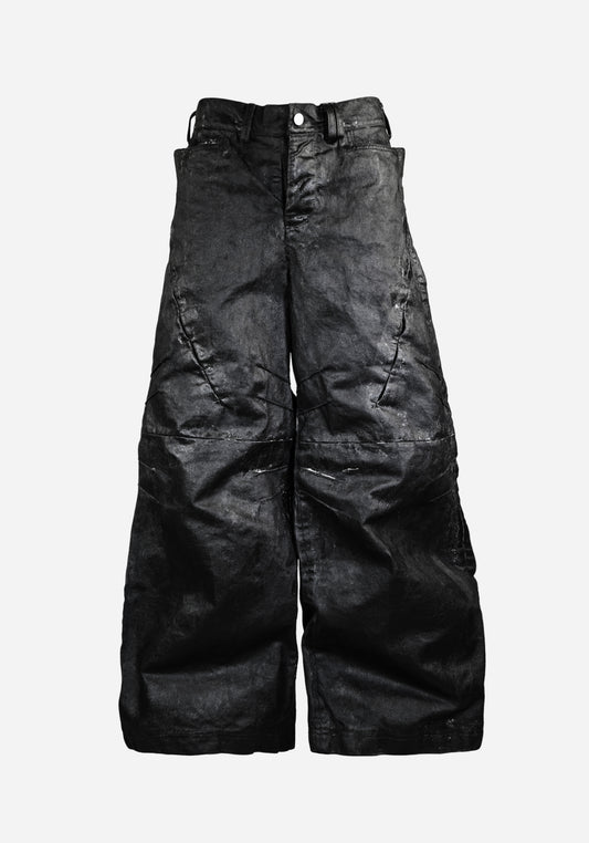 “HOLOSTAR” LAYERED INSERTED BOOTCUT PANTS - EQUINOX