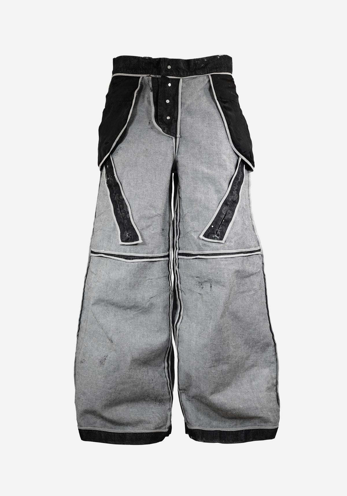 “HOLOSTAR” LAYERED INSERTED BOOTCUT PANTS - EQUINOX