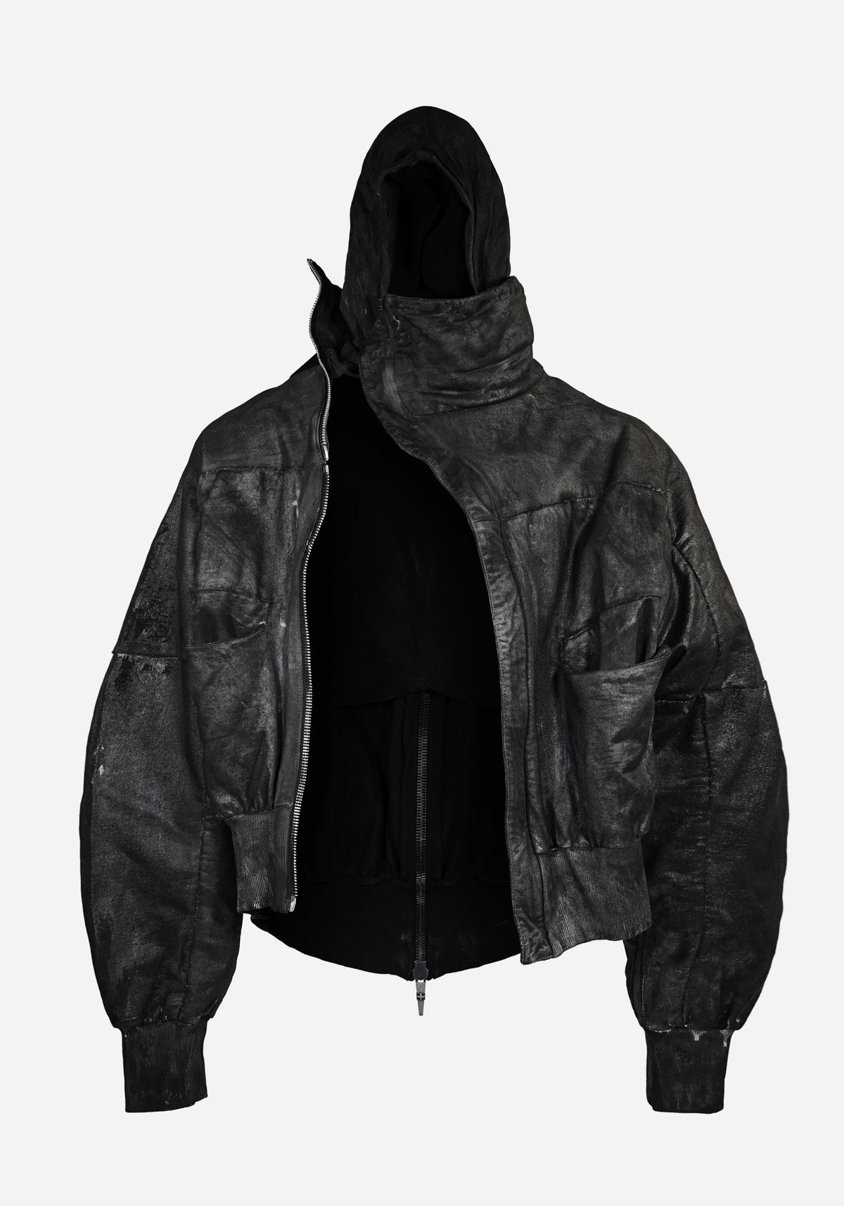 “GHASTER” LAYERED BACKZIP ATLAS JACKET
