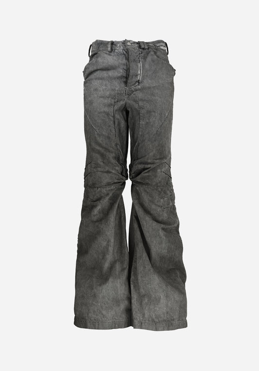 “KNOTTERSTAR” INSERTED KNOT FLARED DENIM - ZODIAK