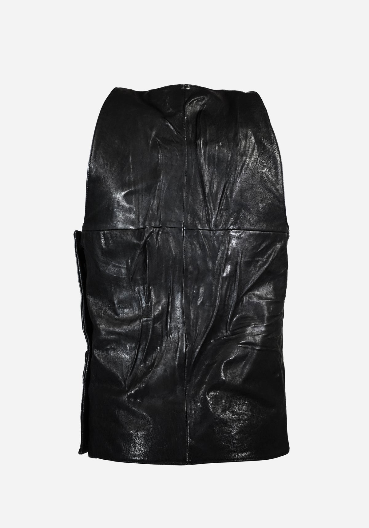 “ZODIAK" MAGNETIC LAYERED LEATHER CUIRASS VEST