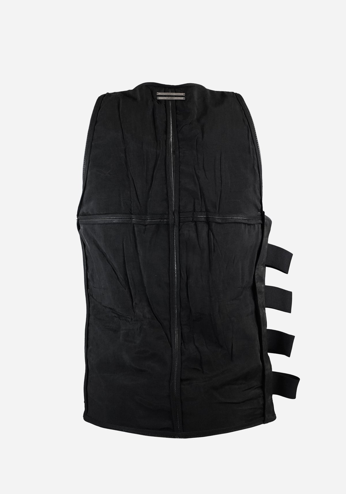 “ZODIAK" MAGNETIC LAYERED LEATHER CUIRASS VEST