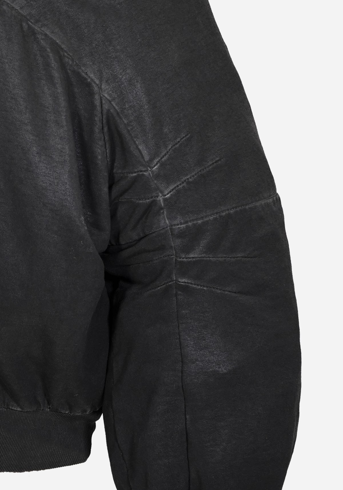 “MEGLATHON” LAYERED FLAMEN ZIPPER MAC HOODIE