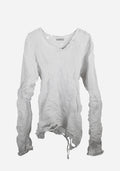 “HEFESTO” KNITTED THRASHED METAL LONG SLEEVE