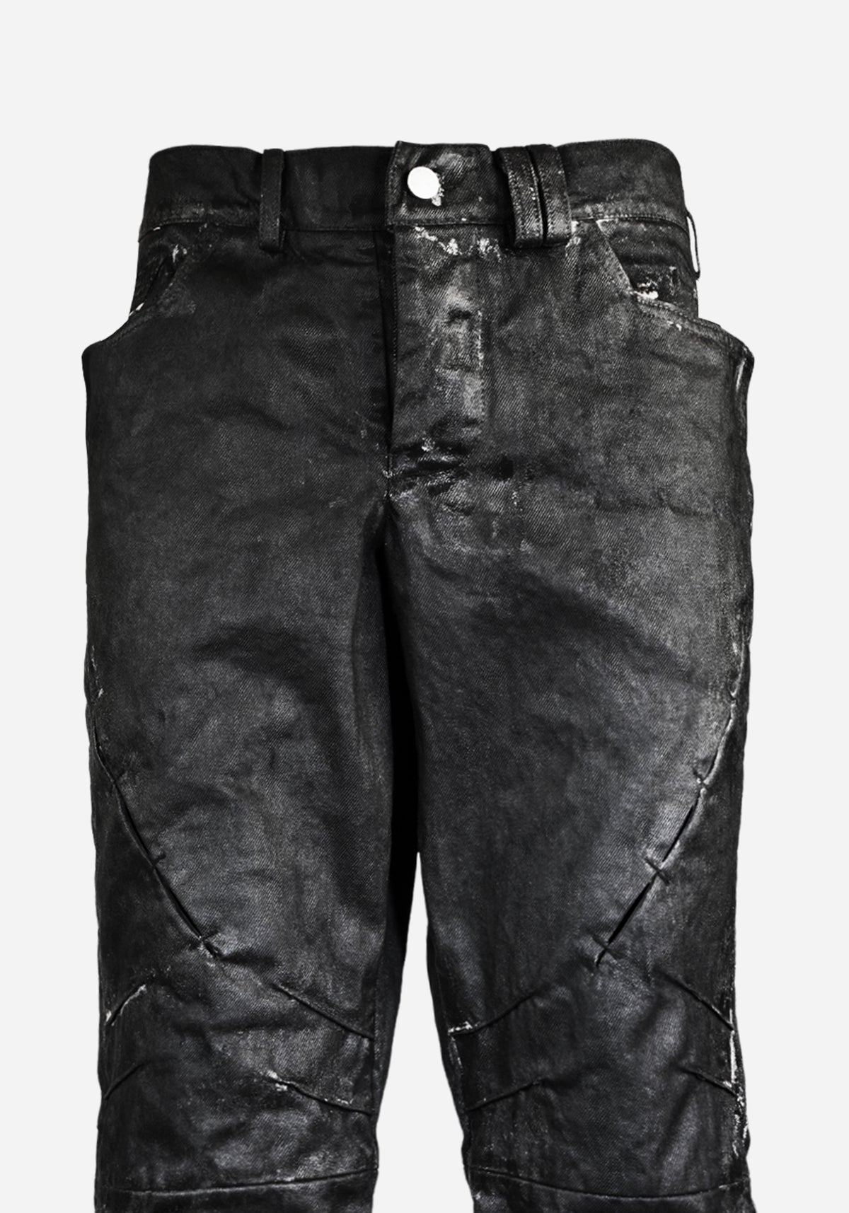 “OMENSTAR” LAYERED INSERTED SLIMCUT PANTS - EQUINOX