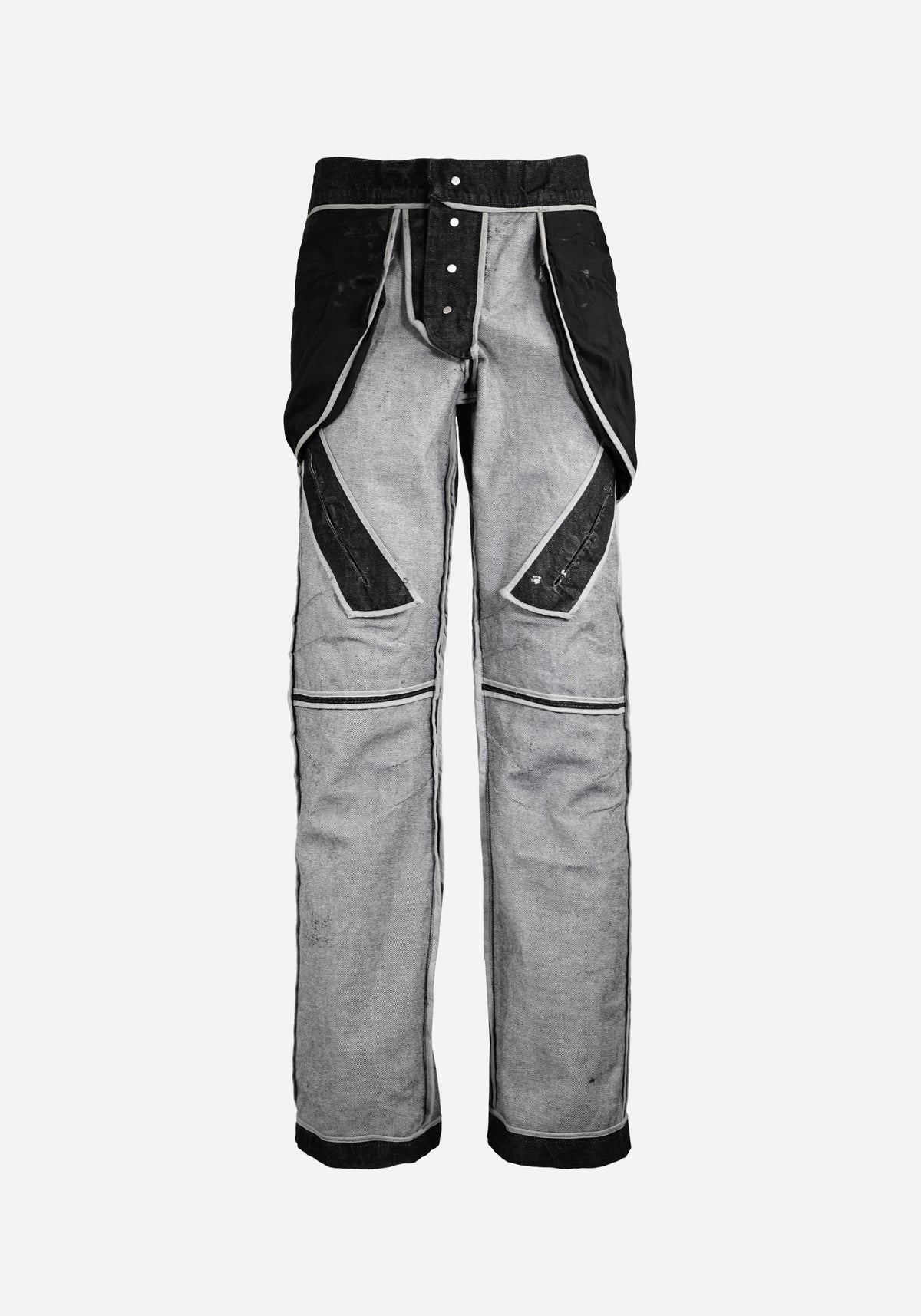 “OMENSTAR” LAYERED INSERTED SLIMCUT PANTS - EQUINOX