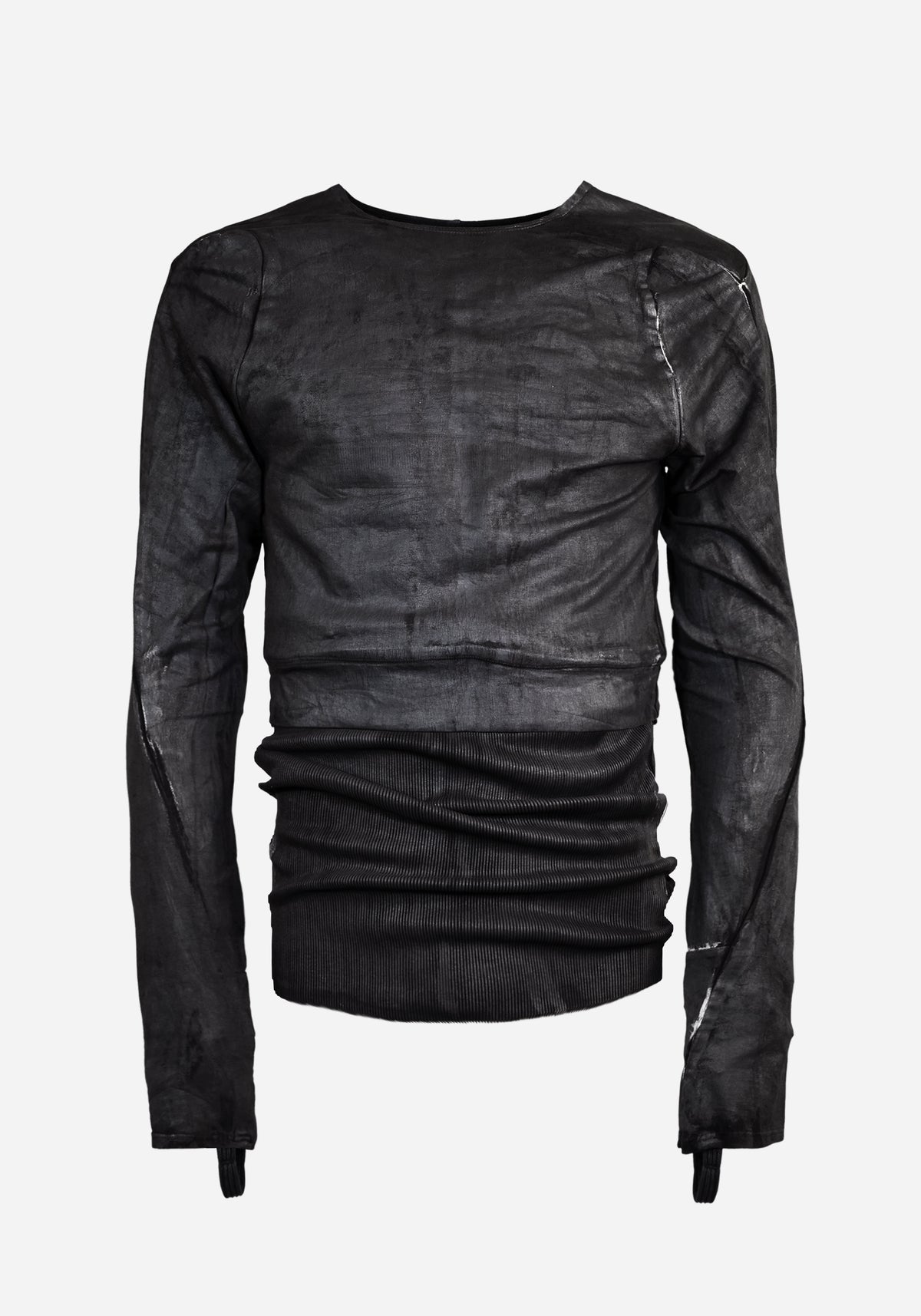 “SKINS” LAYERED CRACK-L3 FLAMEN FLACCID LONG SLEEVE - EQUINOX