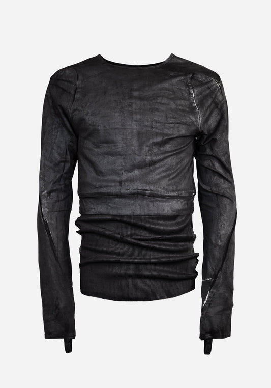 “SKINS” LAYERED CRACK-L3 FLAMEN FLACCID LONG SLEEVE - EQUINOX