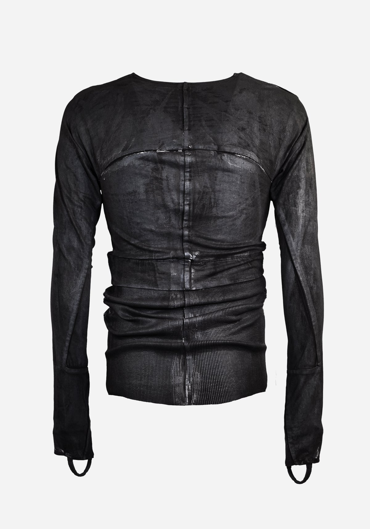 “SKINS” LAYERED CRACK-L3 FLAMEN FLACCID LONG SLEEVE - EQUINOX