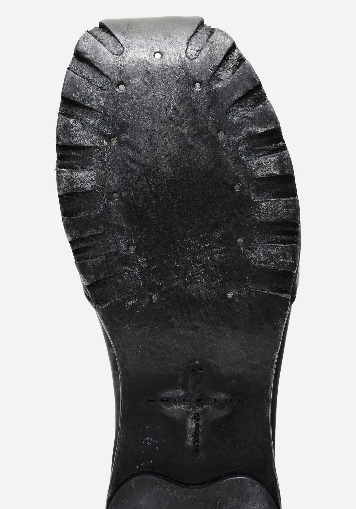 "TARGA" MORPHED SHELL LEATHER SNEAKER HIGH