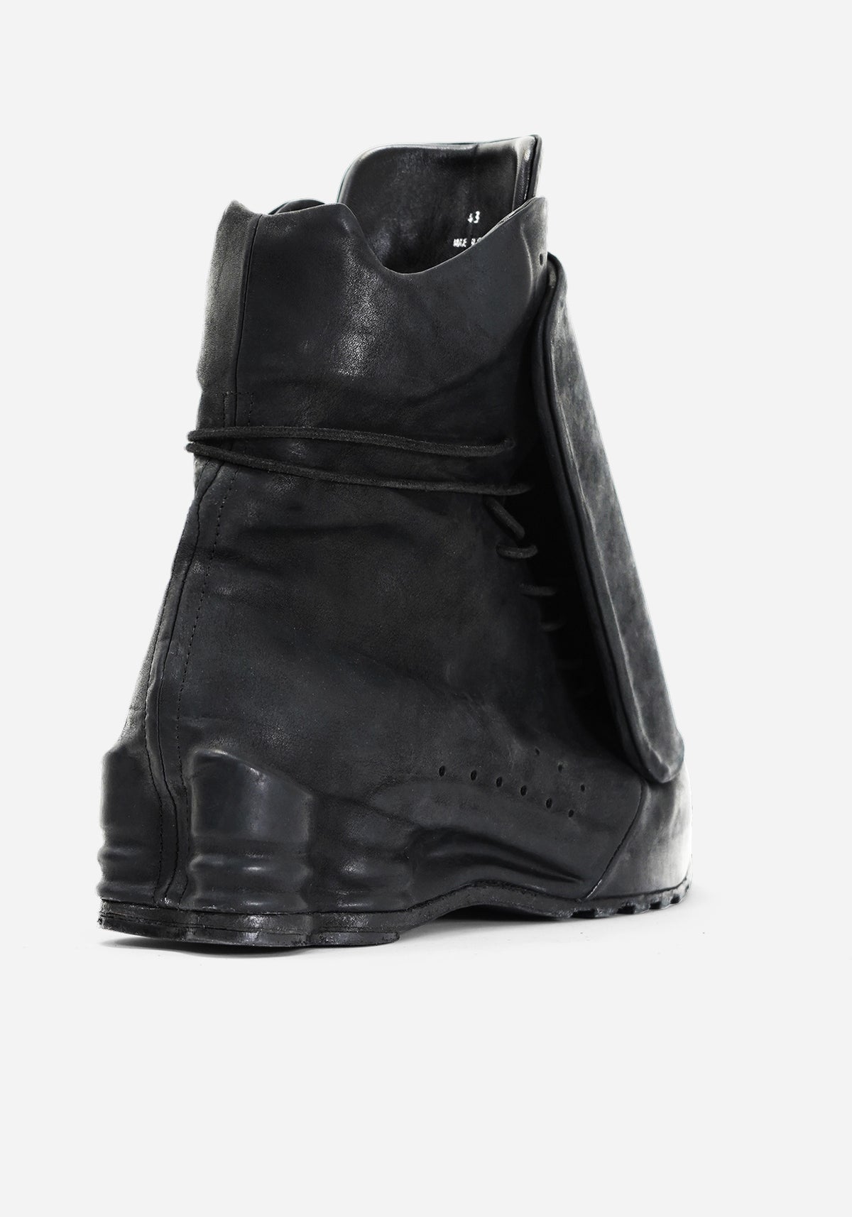 "TARGA" MORPHED SHELL MAGNETIC SHIELDED LEATHER SNEAKER HIGH