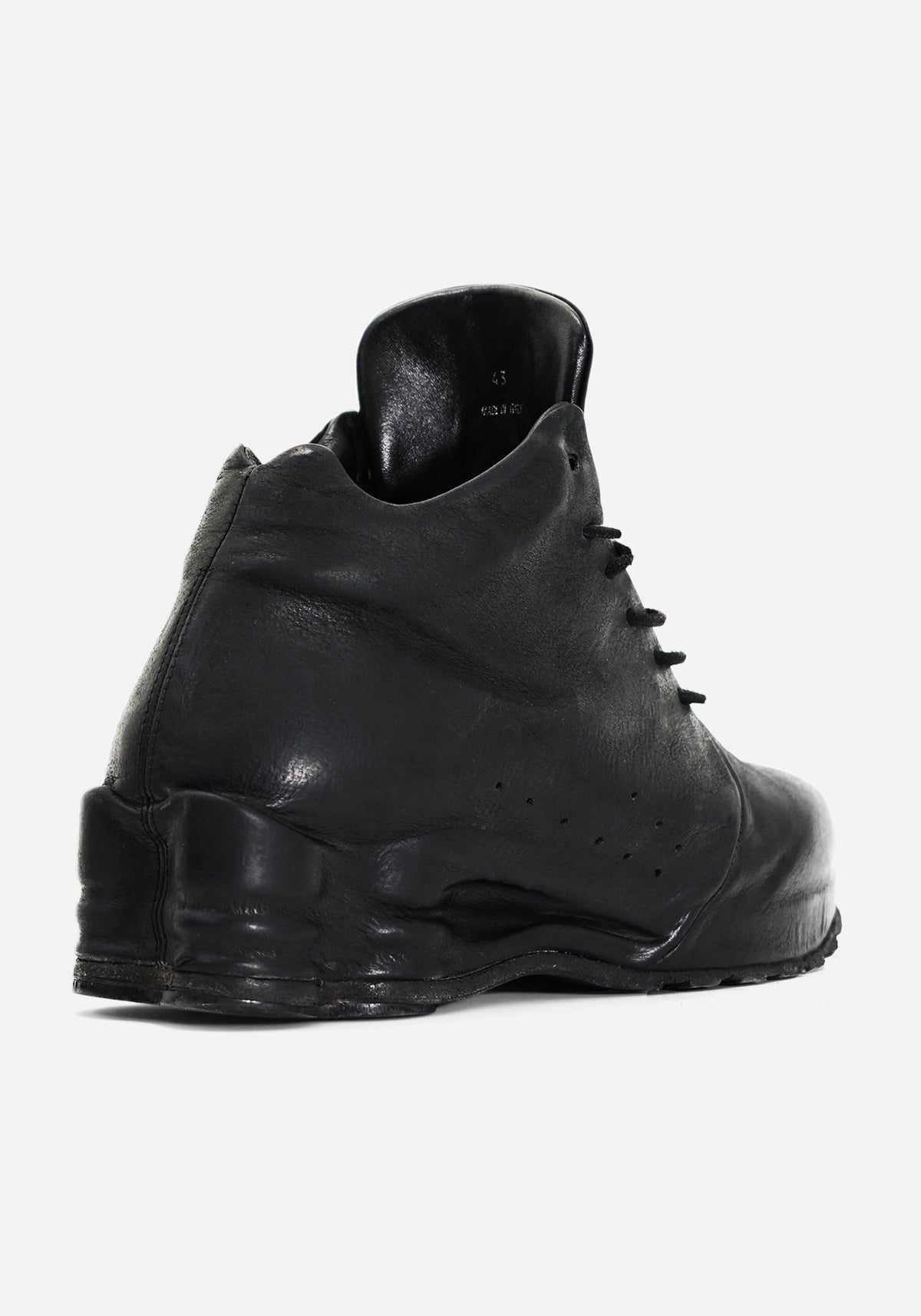 "TARGA" MORPHED SHELL LEATHER SNEAKER LOW