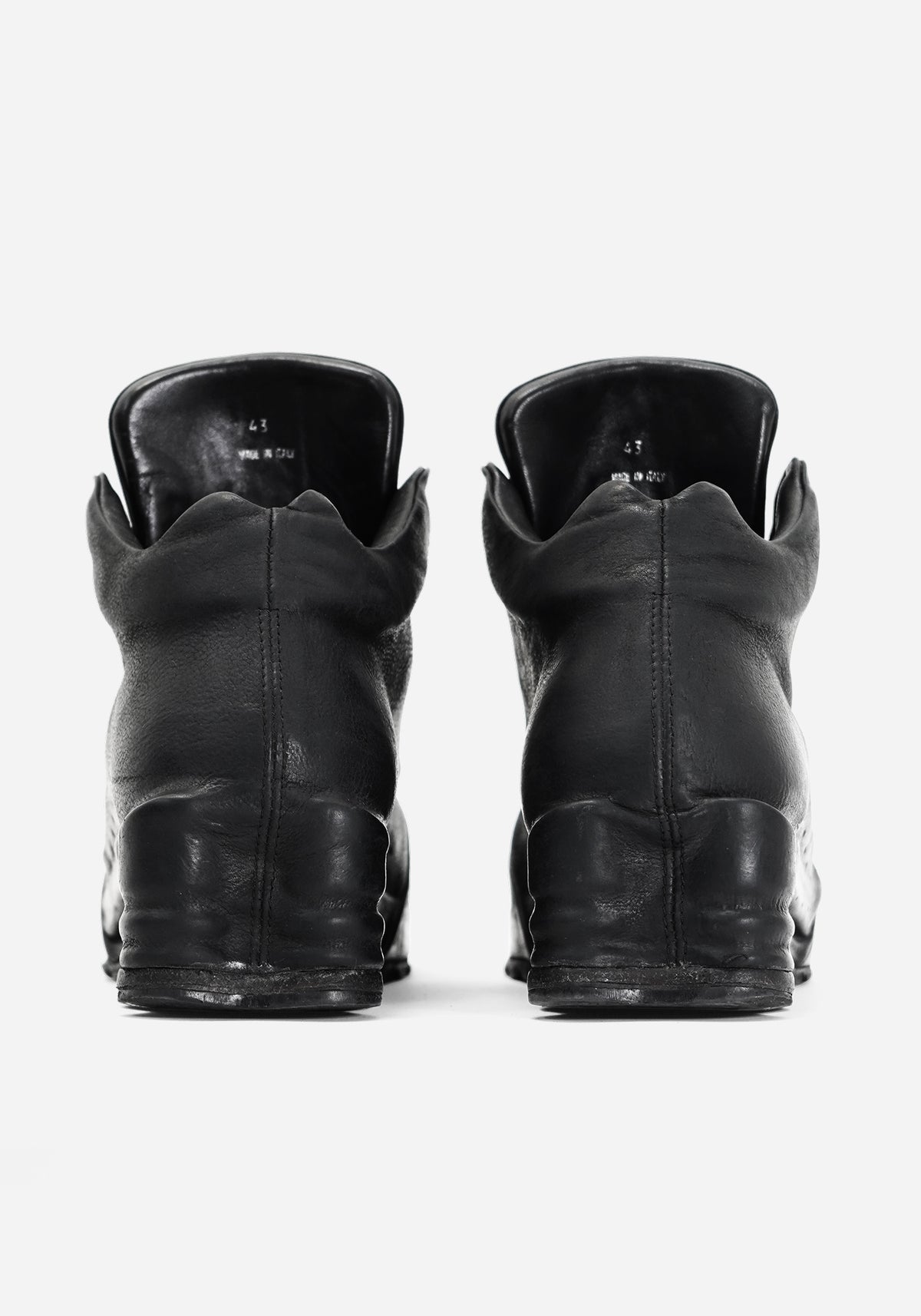 "TARGA" MORPHED SHELL LEATHER SNEAKER LOW