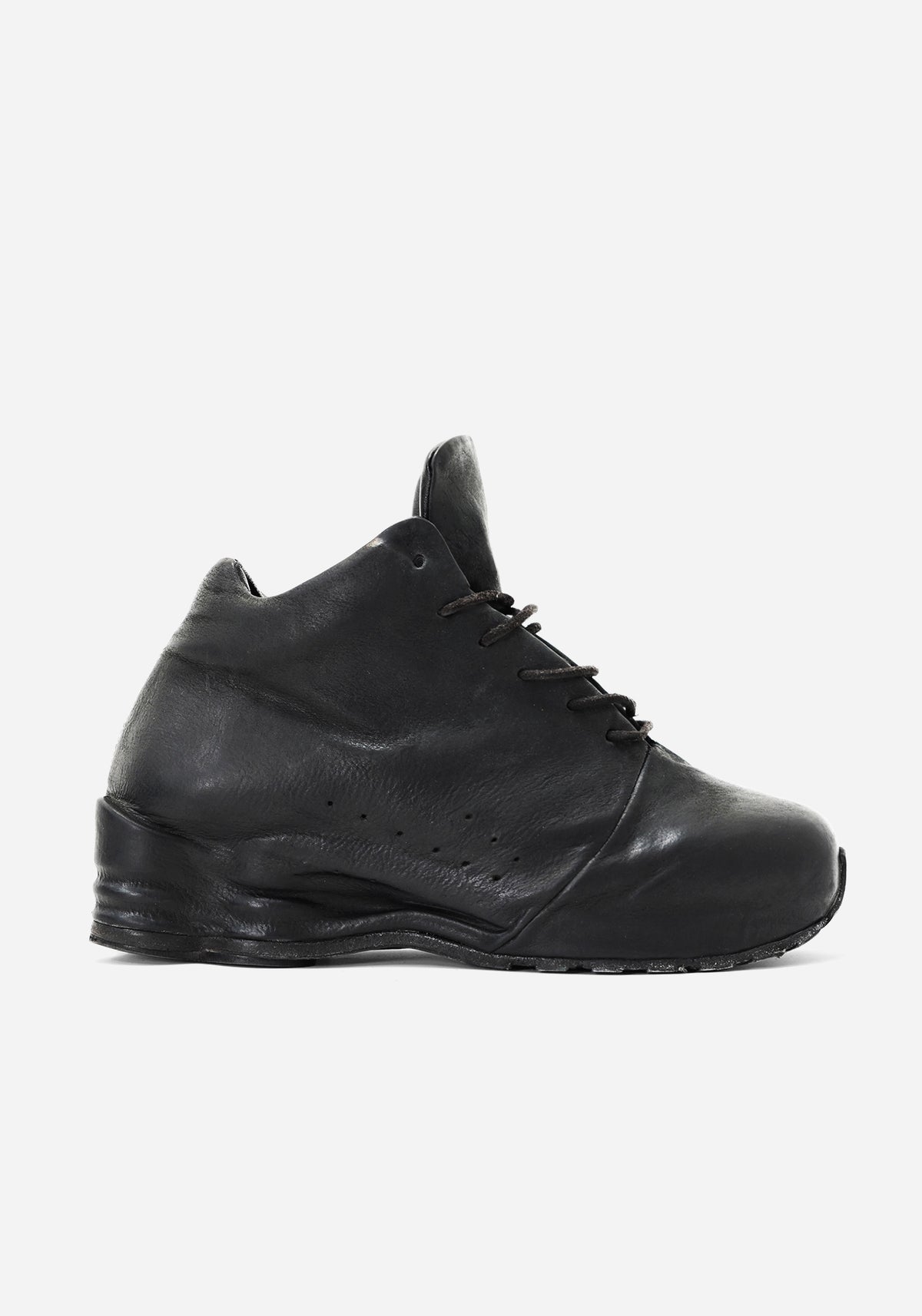 "TARGA" MORPHED SHELL LEATHER SNEAKER LOW