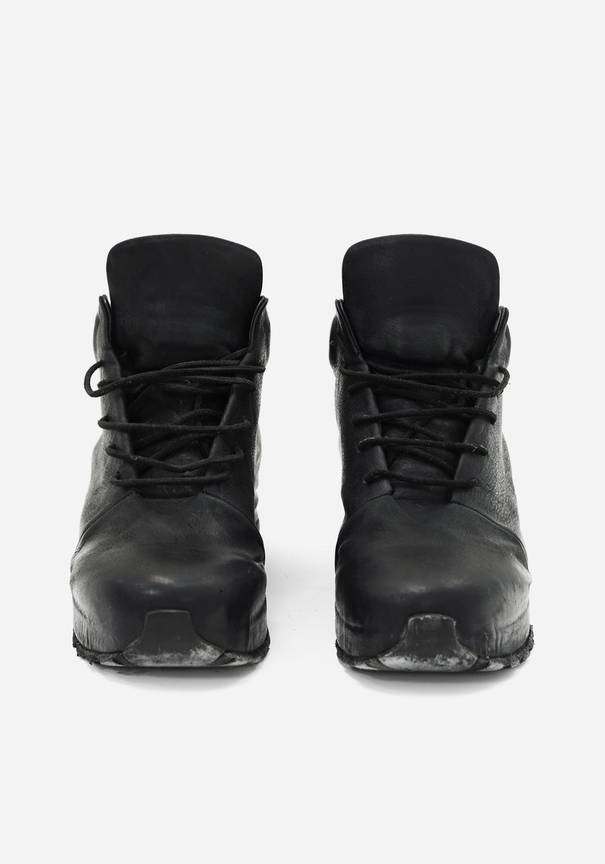 "TARGA" MORPHED SHELL LEATHER SNEAKER LOW
