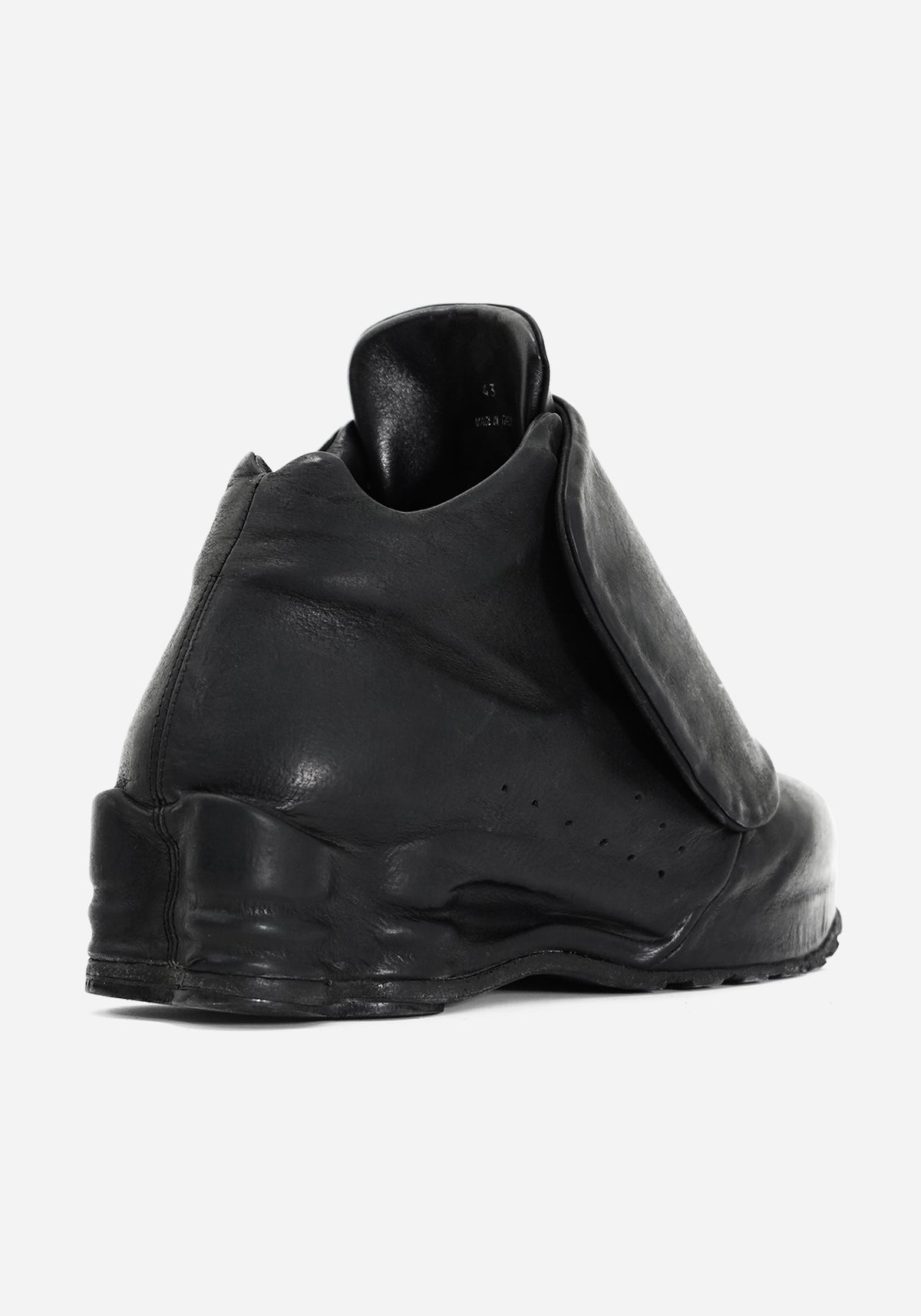 "TARGA" MORPHED SHELL MAGNETIC SHIELDED LEATHER SNEAKER LOW
