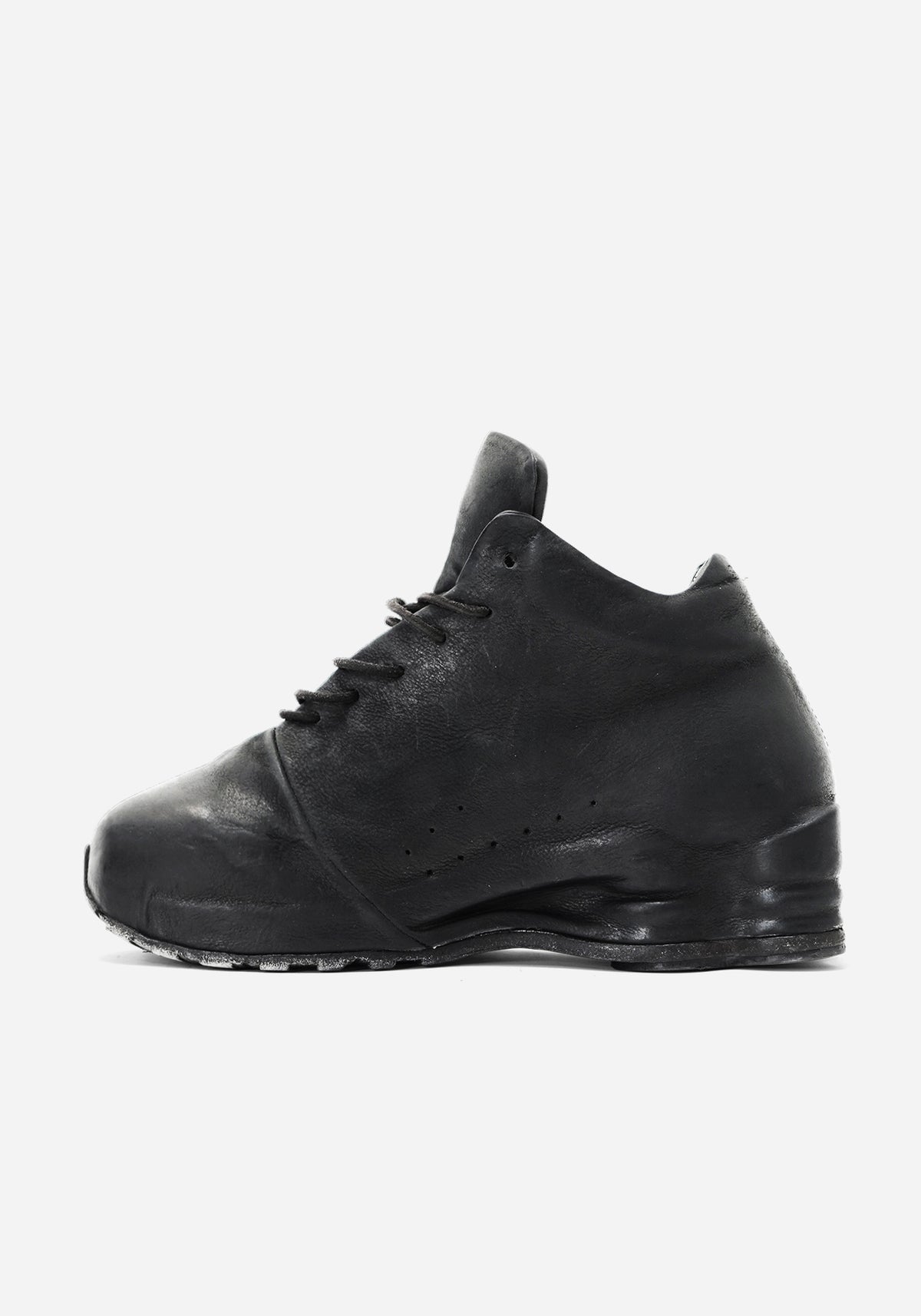 "TARGA" MORPHED SHELL LEATHER SNEAKER LOW