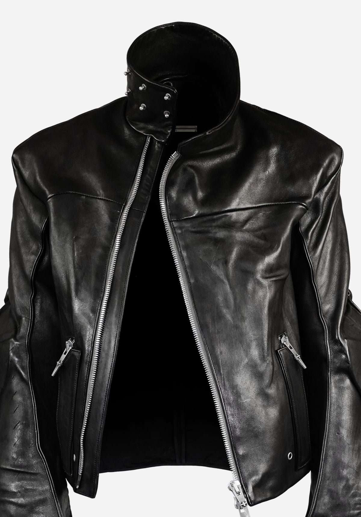 “INNHABITIST” SS LAYERED MORPHED TEMPLAR PROSTHETICA BIKER JACKET