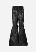 “KNOTTERSTAR” INSERTED KNOT FLARED GLASS DENIM