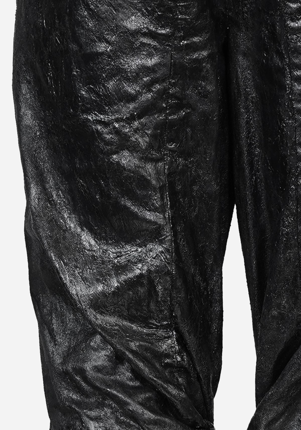 “KNOTTERSTAR” INSERTED KNOT FLARED GLASS DENIM