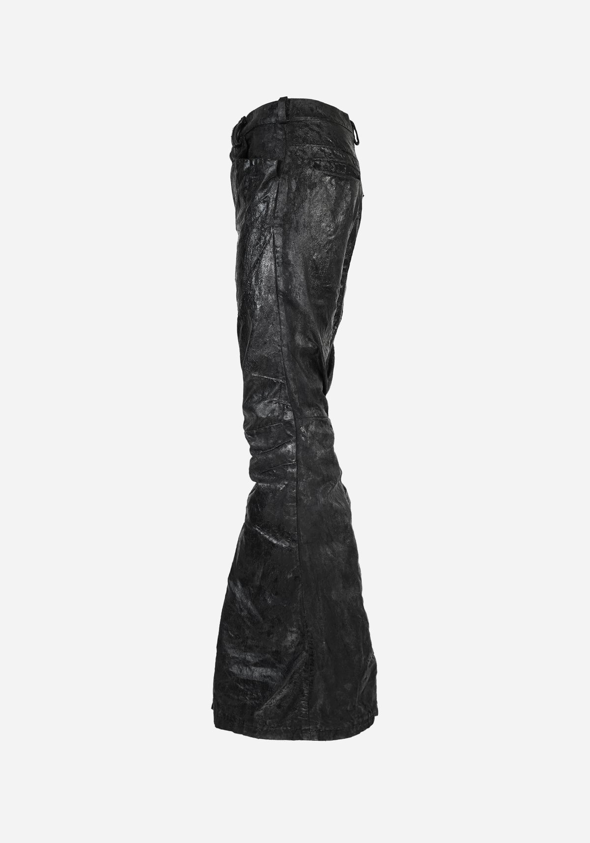 “KNOTTERSTAR” INSERTED KNOT FLARED GLASS DENIM